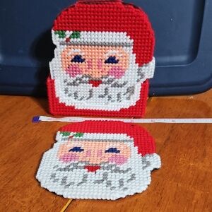 Santa Claus Beaded Coasters